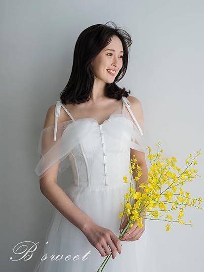 B'sweet ウェディングドレス Aライン Amazon | [B'sweet] ウエディングドレス ウェディングドレス